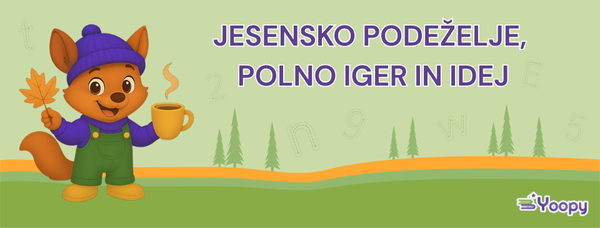 Jesensko podeželje, polno iger in idej