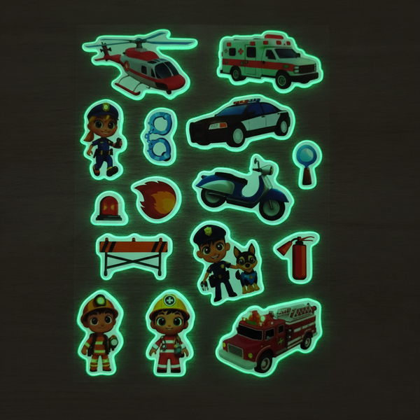 Svetleče 3D nalepke