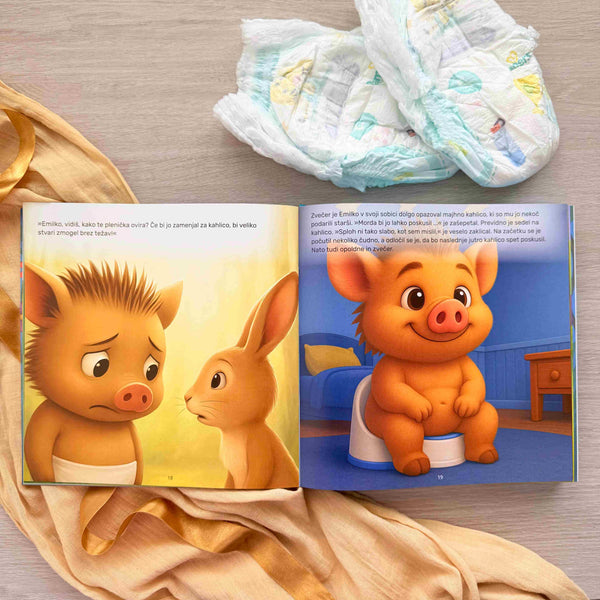 Kako se je merjašček poslovil od pleničke