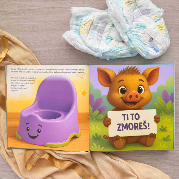 Kako se je merjašček poslovil od pleničke