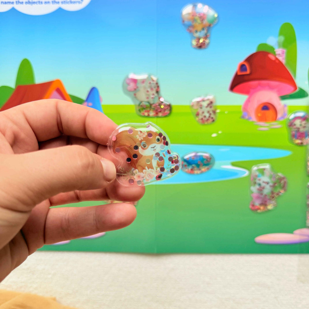 Bleščeče 3D nalepke