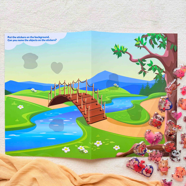 Bleščeče 3D nalepke